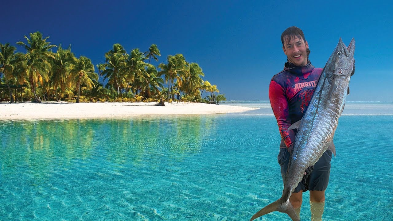 Spearfishing FAT SPANISH MACKEREL in Fiji