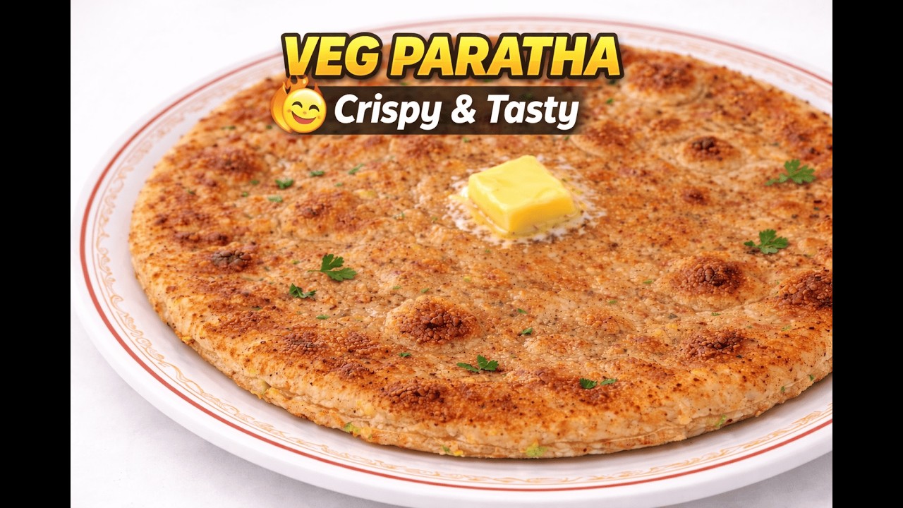 Soft Veg Paratha That Stays Soft for 6 Hours | No Kneading Trick