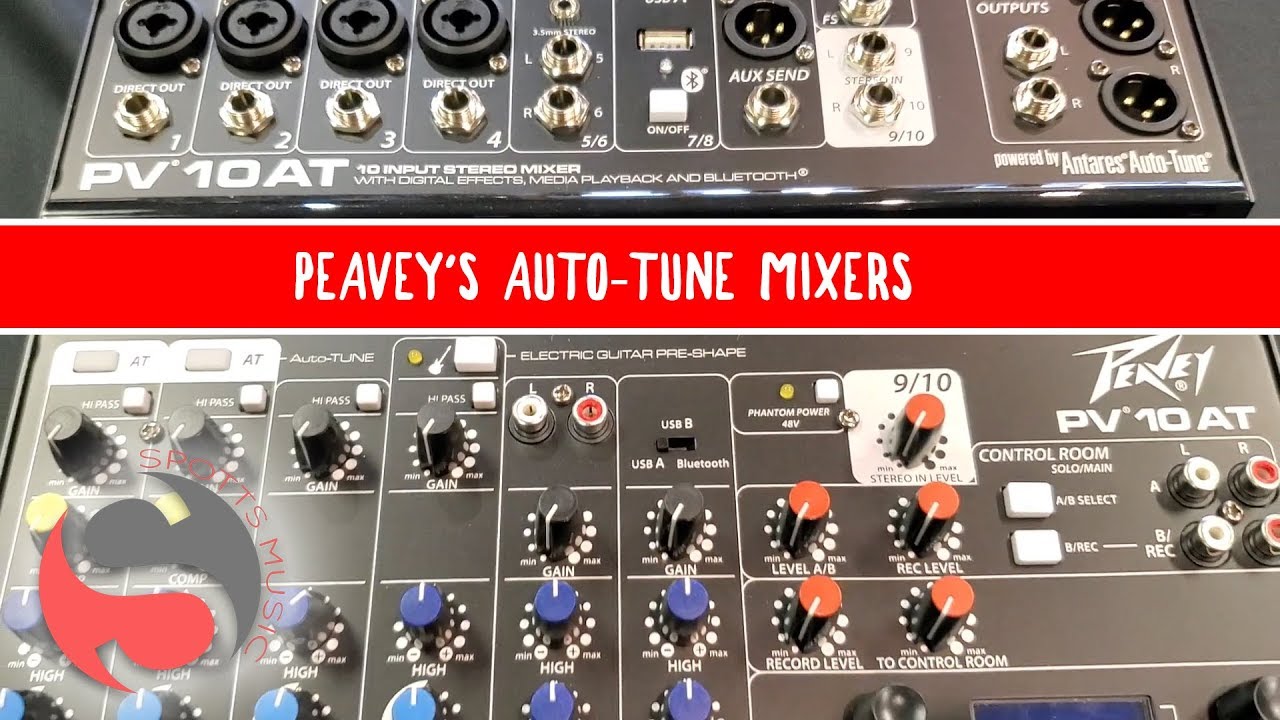 Peavey's Auto-Tune Mixers