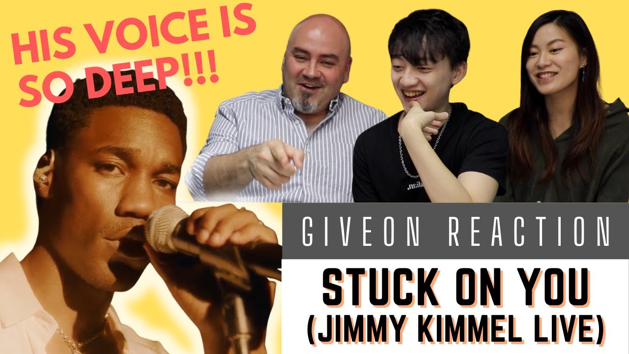 Giveon Reaction Stuck On You (Jimmy Kimmel Live) - Vocal Coach Reacts