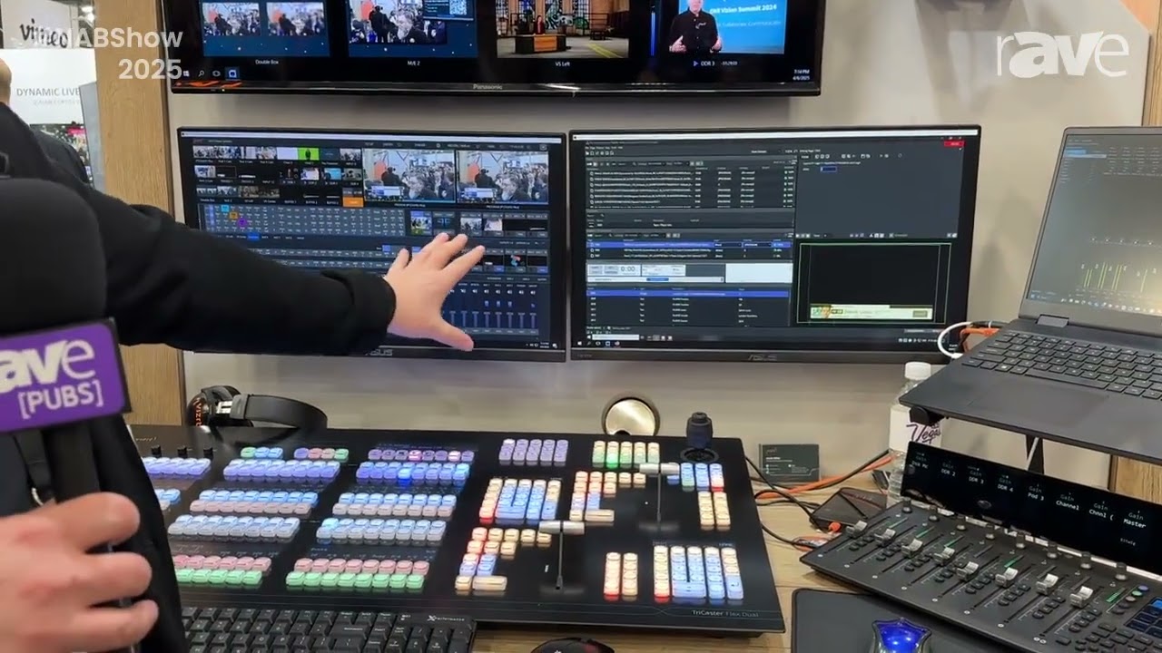 NAB Show 2025: Vizrt Shows Off Live Production Hub With TriCaster Vizion, Flowics and more