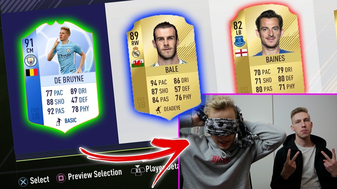 SILMÄT SIDOTTUINA FUT DRAFT! - FIFA 18 HAASTE