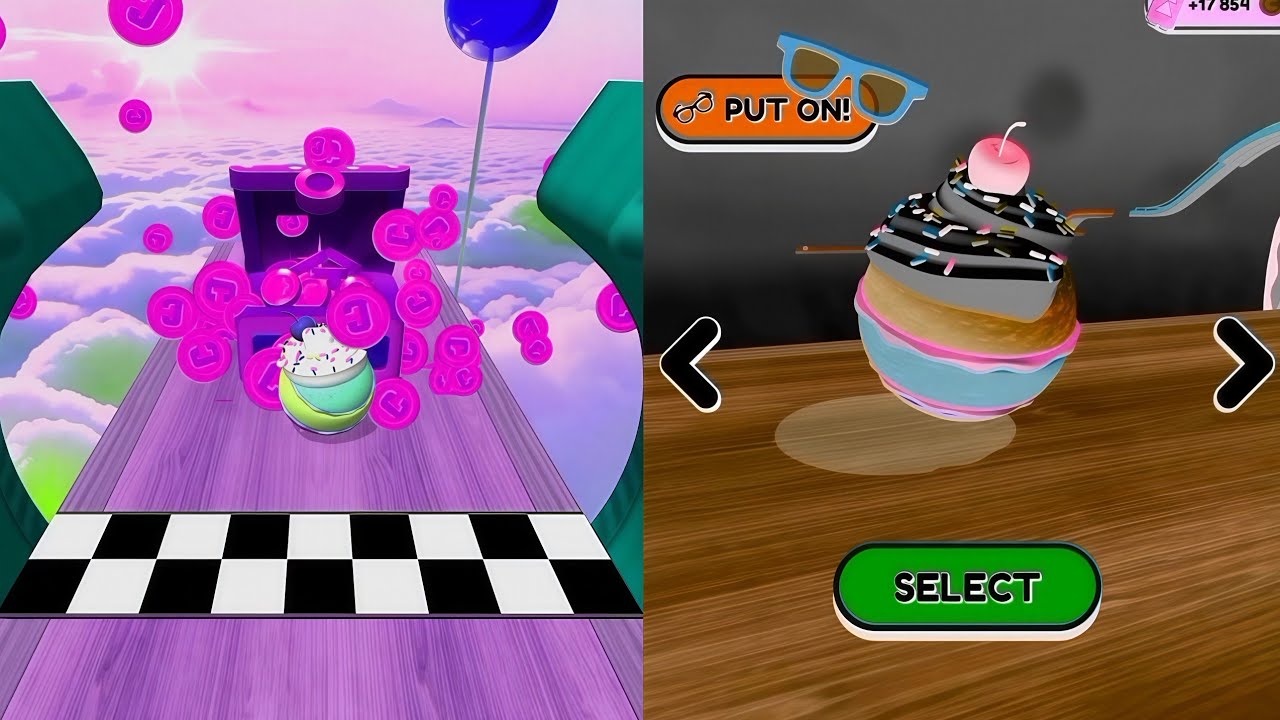 Going Balls Vs Reversed Video Gameplay Super SpeedRun #64