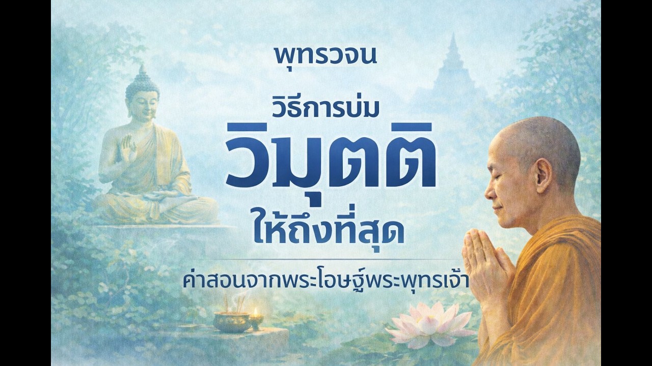 พุทธวจน วิธีการบ่มวิมุตติให้ถึงที่สุด คำสอนจากพระโอษฐ์พระพุทธเจ้า