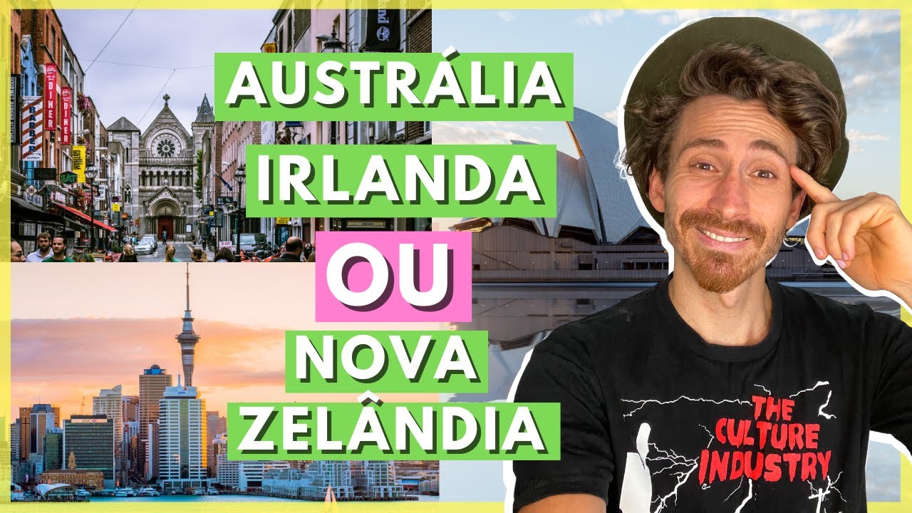 Qual o MELHOR PA&Iacute;S para morar fora do Brasil para APRENDER ingl&ecirc;s e TRABALHAR