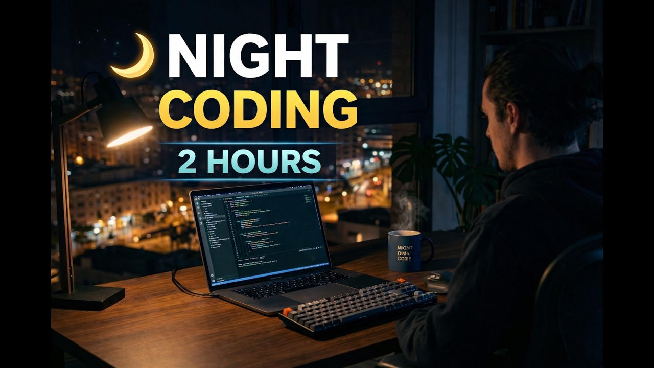 Night Coding Focus 🌙 Deep Work Music for Programmers | 2 Hours Ambient Coding Session