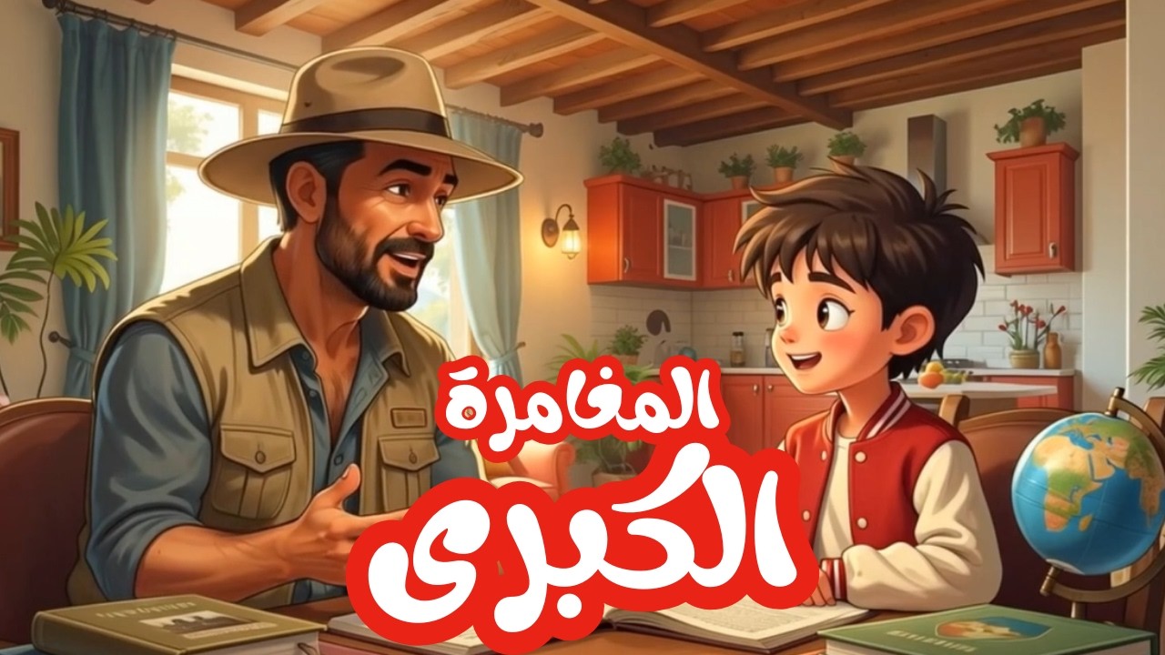 📖 المغامرة الكبرى | حلم الاستكشاف | اللغة العربية – الصف الثامن ف2