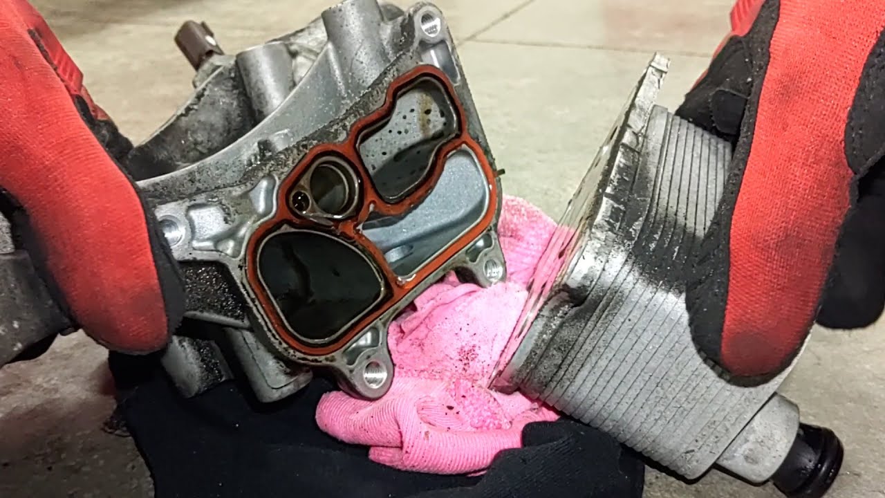 2015 VW Jetta TSI 1.8T oil cooler replacement