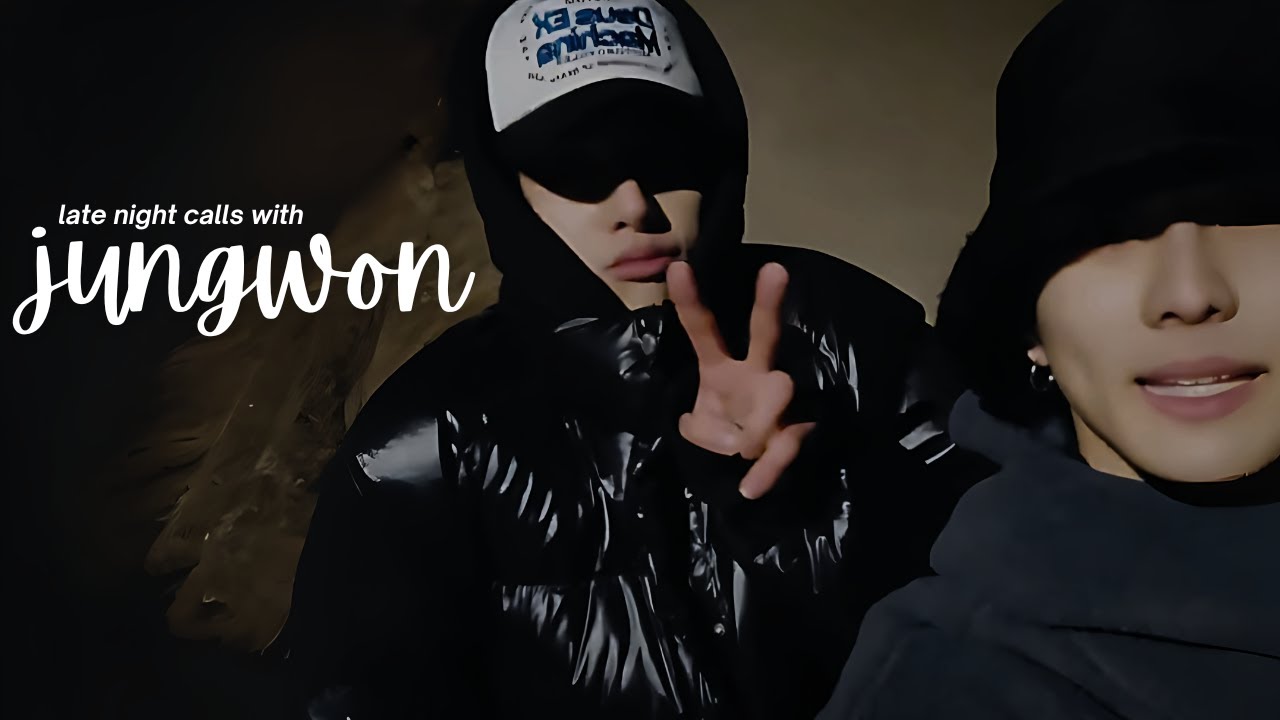 enhypen imagine: late night calls with jungwon and jake.