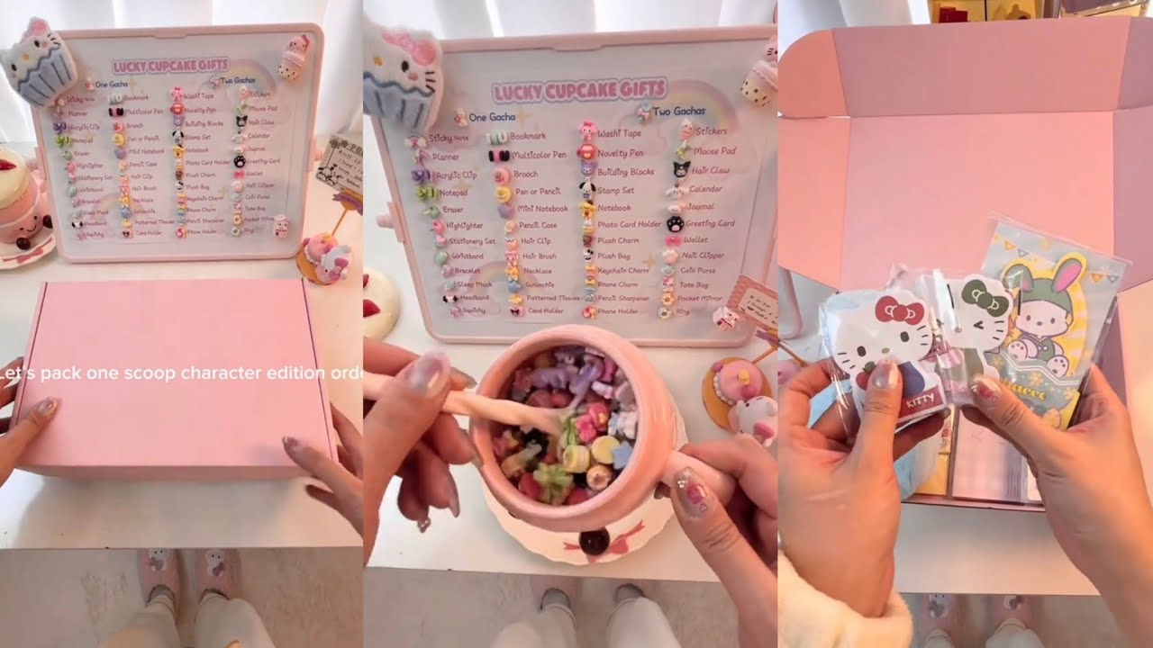 Packaging orders aesthetic asmr vibes🩷🌸
