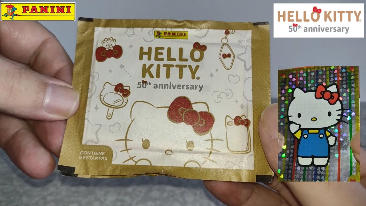 ABRINDO FIGURINHAS HELLO KITTY ANIVERSÁRIO 50 ANOS !!! PANINI 2024