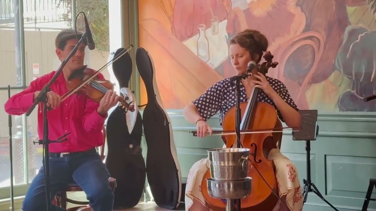 Nat & Kat Cajun String Band with Coleman Akin - Les Blues de Cajun- New Orleans, LA, 2/15/26