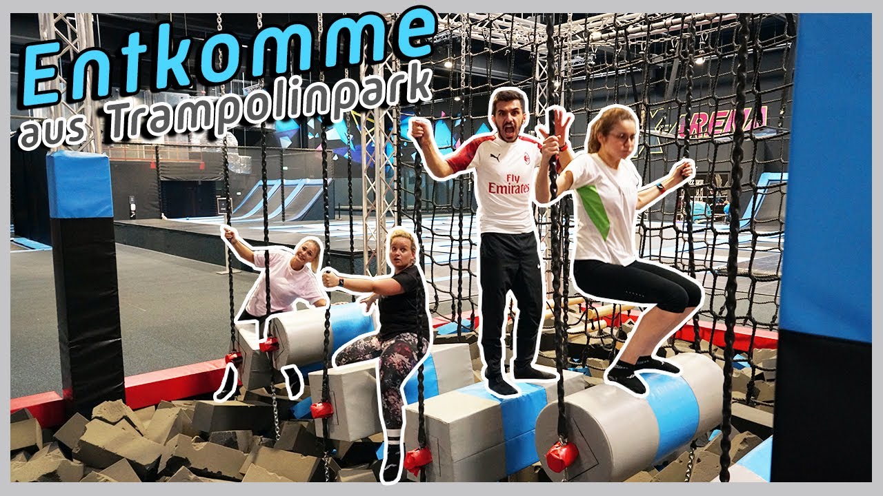 ENTKOMME AUS DEM TRAMPOLINPARK! Kaans 4 extrem schwierige Challenges im Superfly!
