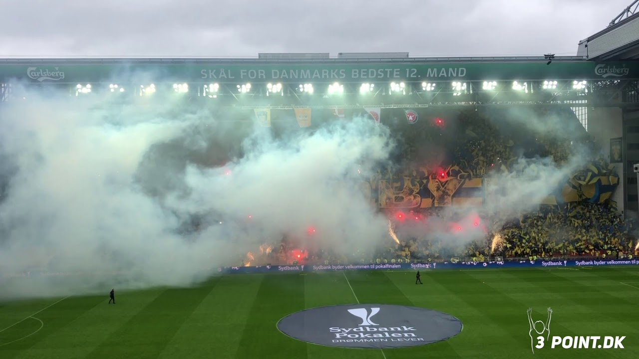 Brøndbys tifoer til pokalfinalen 2019