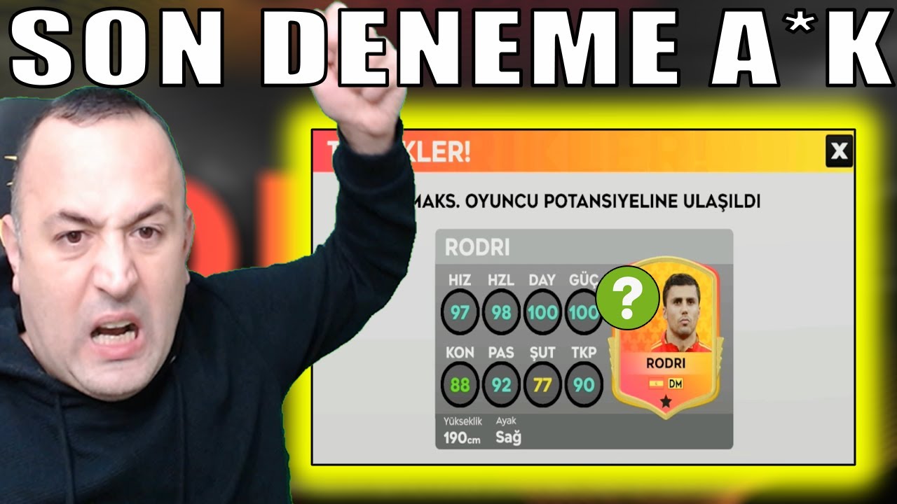 DLS 25 DE 86 LIK RODRİ 97 OLACAKMI SON DENEME ! -  DREAM LEAGUE SOCCER 2025