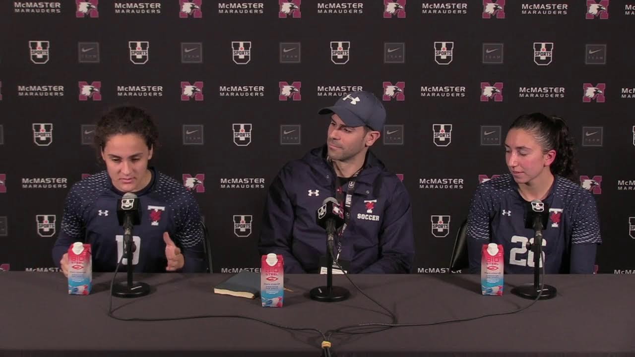 Пресс-конференция | CSF №2 | Макмастер против Торонто | Чемпионат U SPORTS по женскому футболу 20...