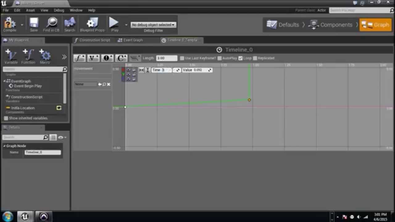 PTV  unreal Engine 4 Blueprints tutroial 3 (Moving objects)