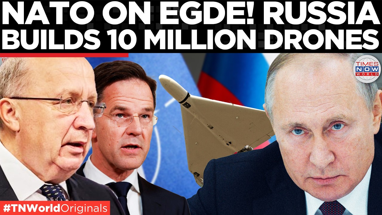 RUSSIA OUTPACES EU? EU Warns Moscow Could Build '10 Million Drones'; Putin 'More Desperate'