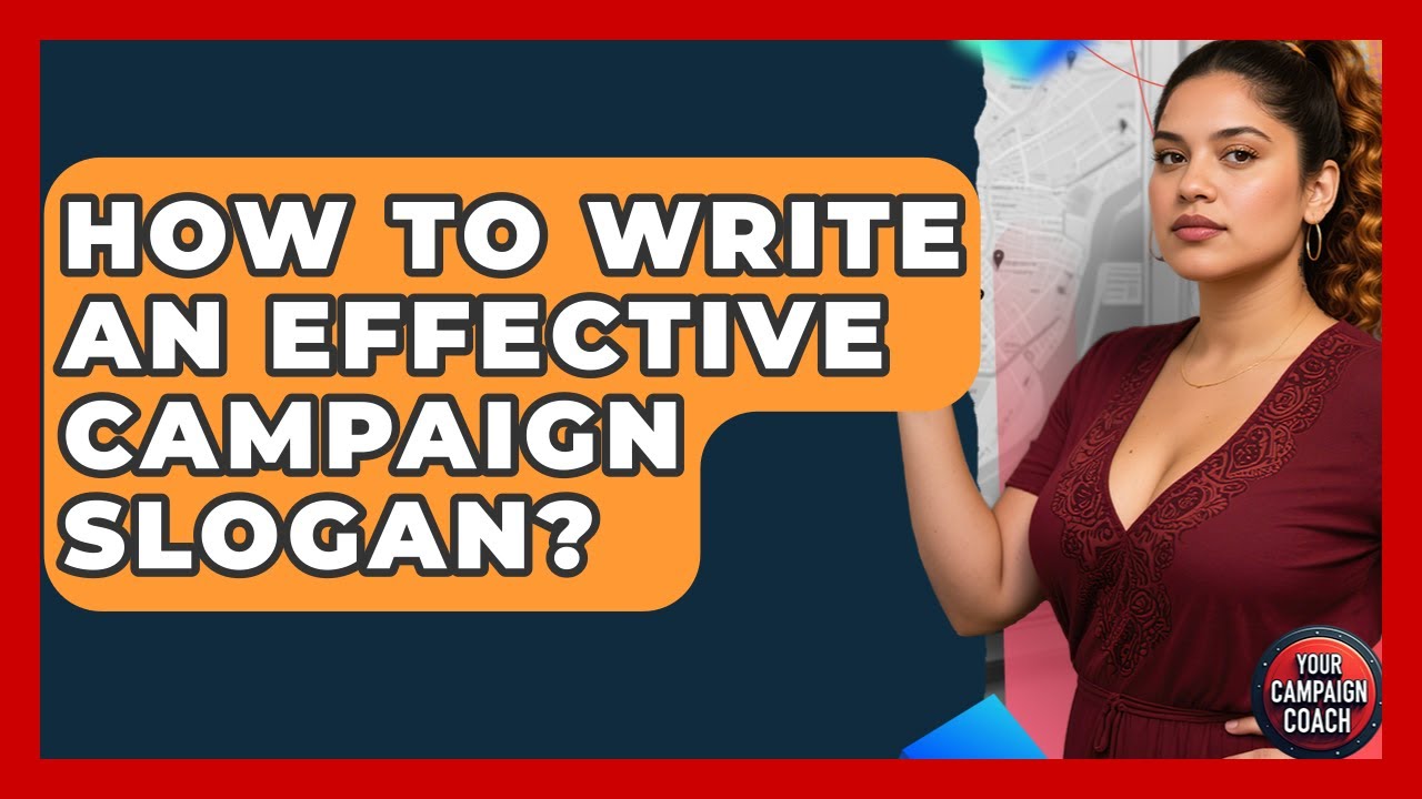 How To Write An Effective Campaign Slogan? - Your Campaign Coach