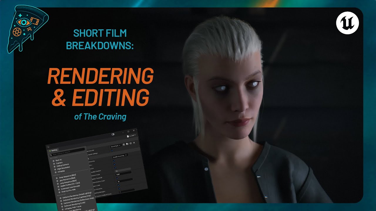 Rendering and editing of the Unreal Engine short film The Craving