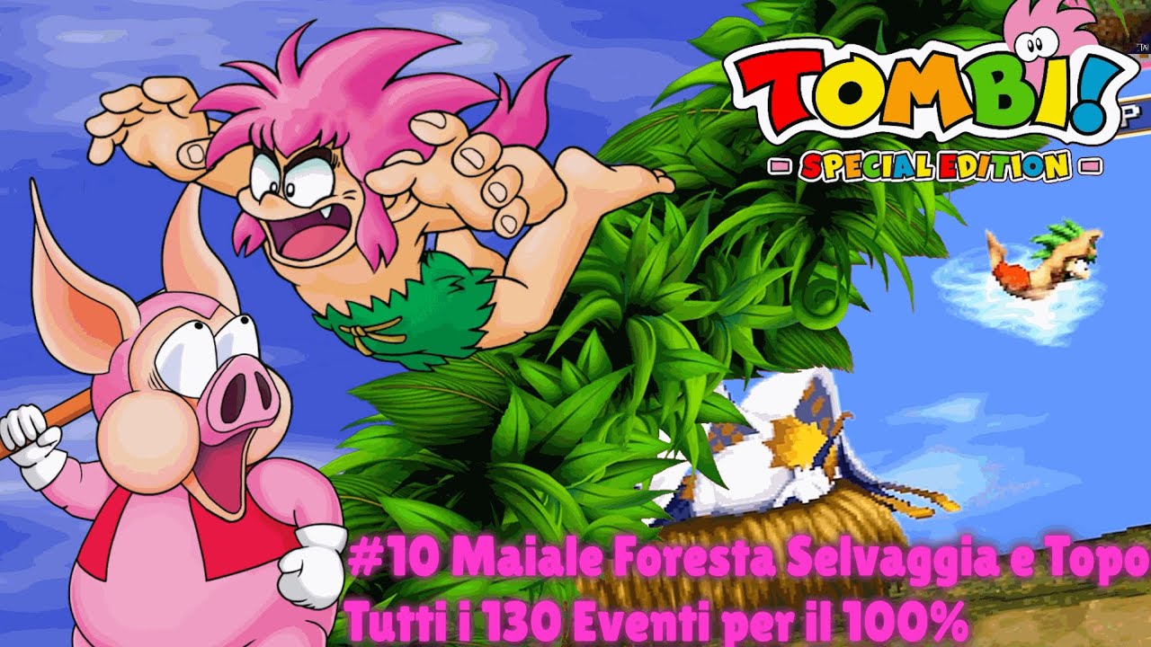 Tomba Special Edition (#10) Maiale Foresta Selvaggia e Topo, tutti i 130 Eventi per 100%(All Quests)