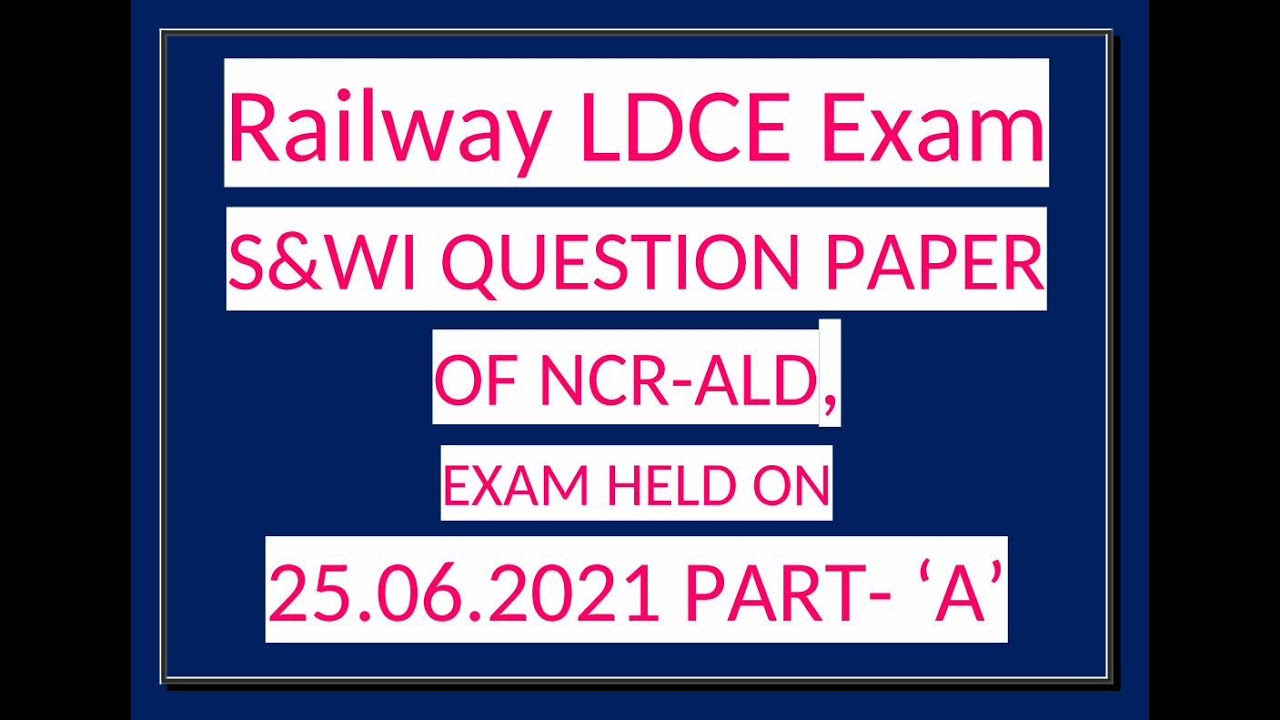 WLI QUESTION PAPER NCR 25 06 2021