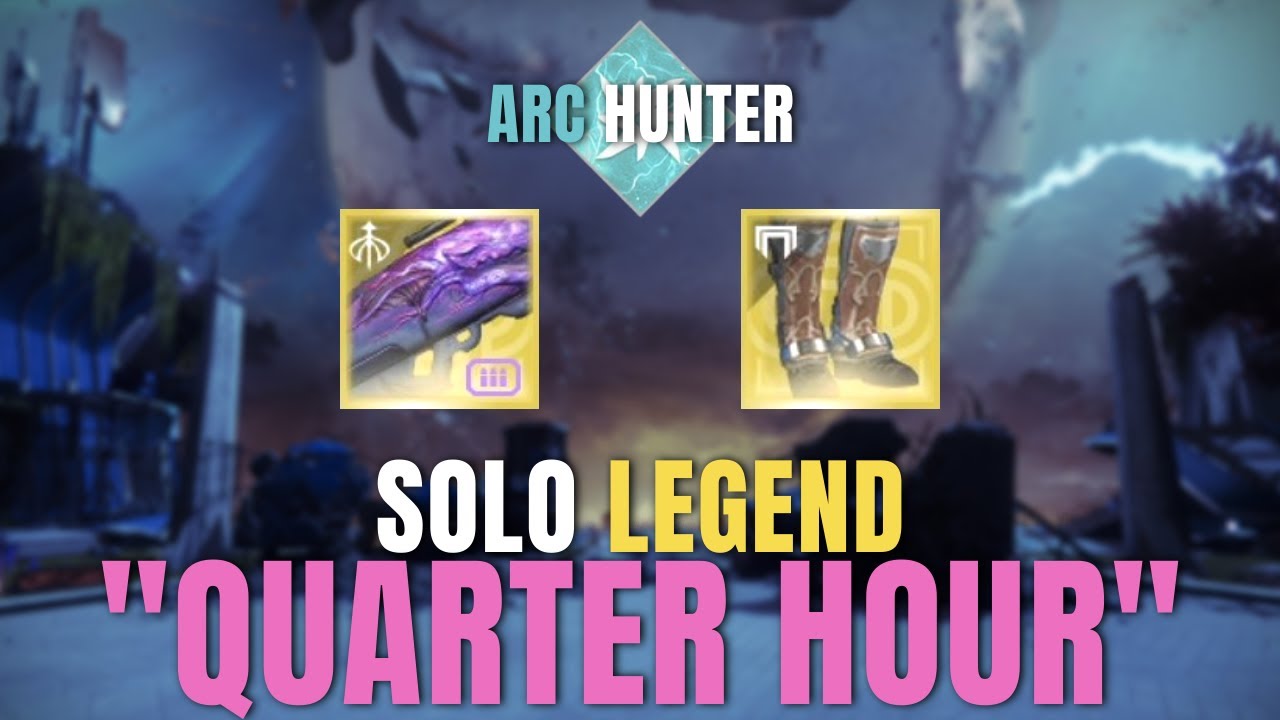 Destiny 2 - Solo Legend "Quarter Hour" Triumph | Under 16 Minutes? (Arc Hunter)