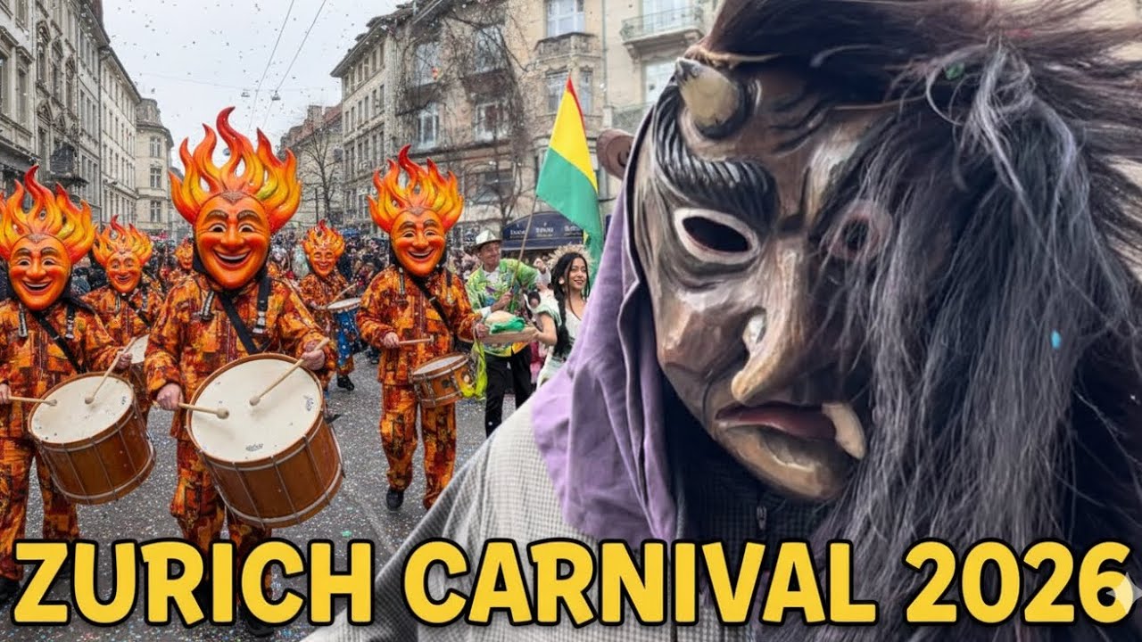 Zürich Carnival Switzerland #switzerland #zurich #carnival #travelZurich #ZurichCarnival #europe