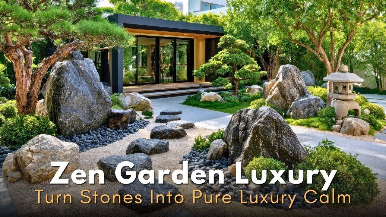Minimalist Japanese Garden Ideas: Luxury Stone Designs for a Calm Modern Backyard