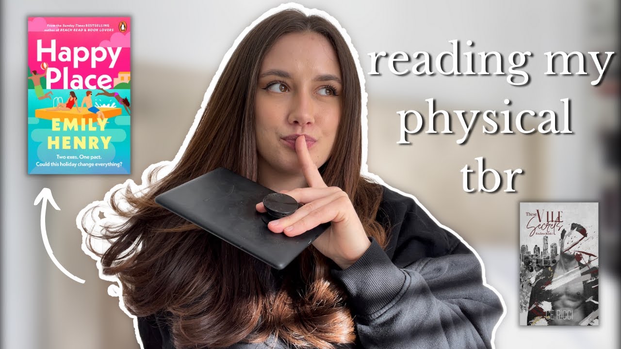 reading my physical tbr 📚 reading vlog