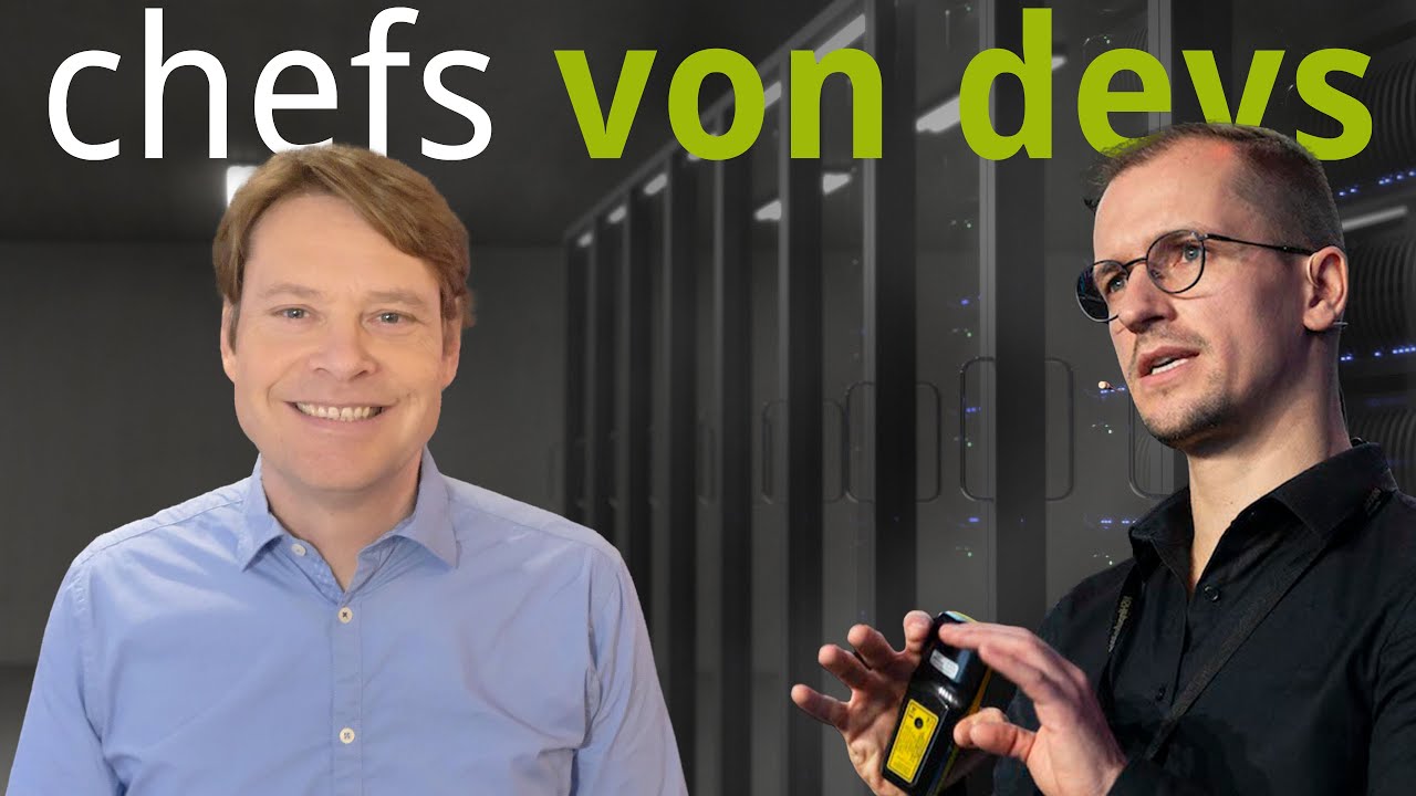 Der Chefs von Devs Fireside Chat von Golem.de mit Matthias Schleuthner und  Andr&eacute; Neubauer
