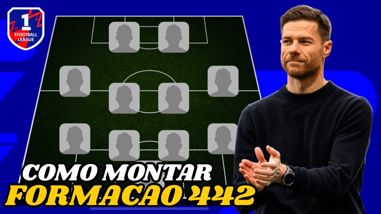 APRENDA A MONTAR A FORMAÇÃO 442 DA FORMA CORRETA NO EFOOTBALL MOBILE | TUTORIAL