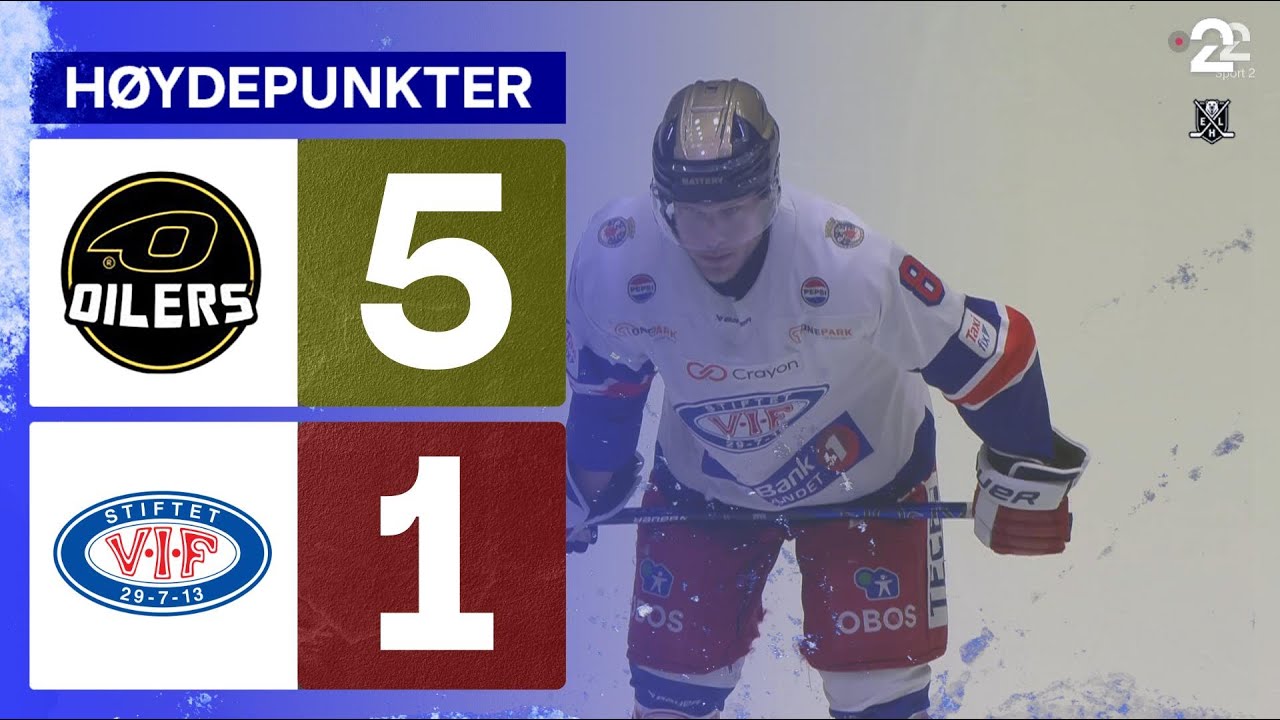 Stavanger Oilers 5 - 1 Vålerenga - Høydepunkter