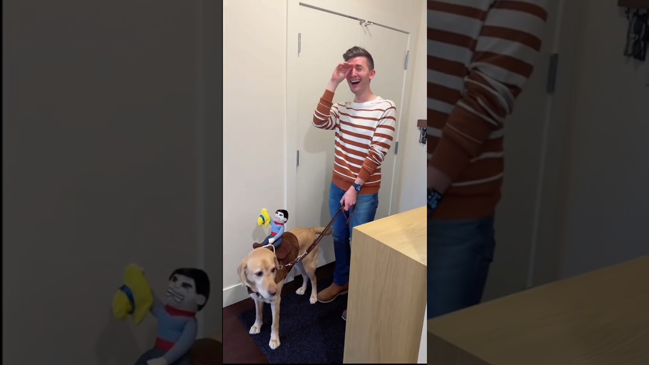 HIS REACTION when he finally noticed! 🤠 #shorts
