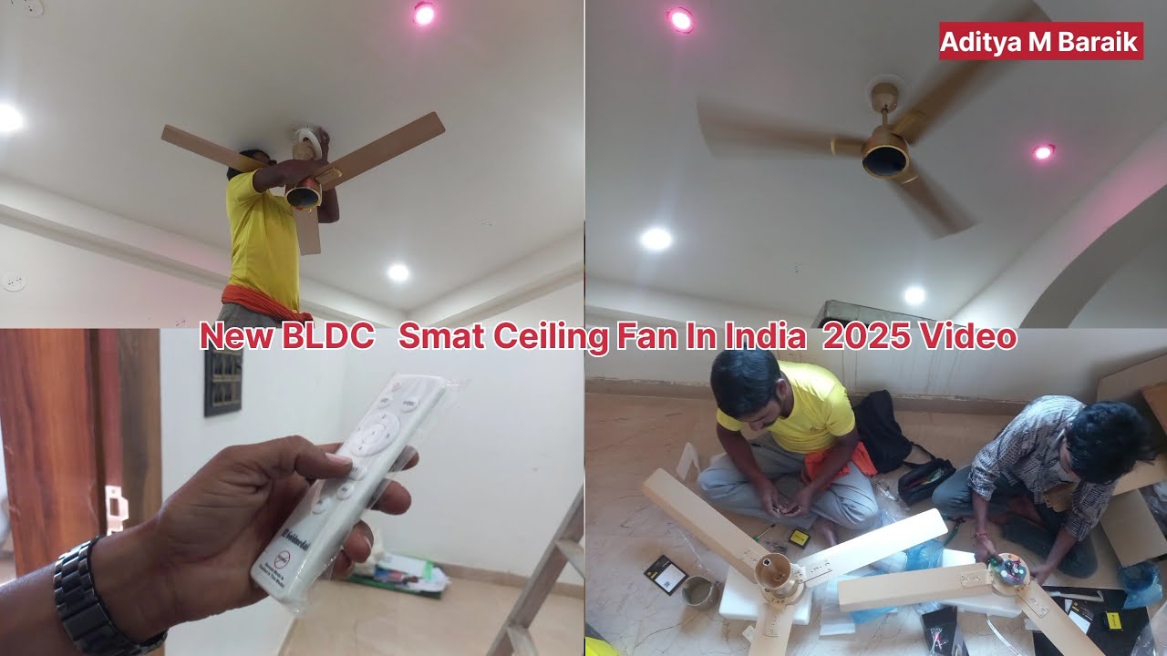 (NEW) BLDC  SMAT CEILING FAN IN INDIA 2025 VIDEO