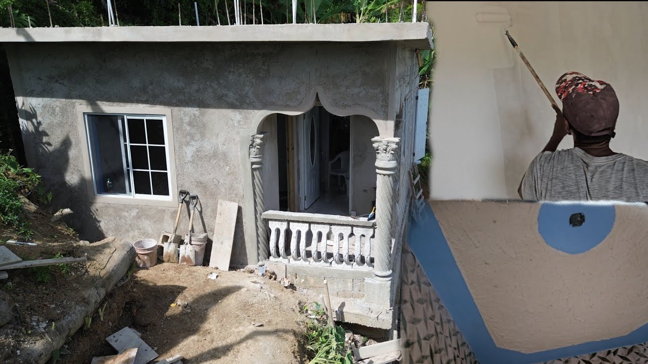 update on the | painting of the house | looks so amazing