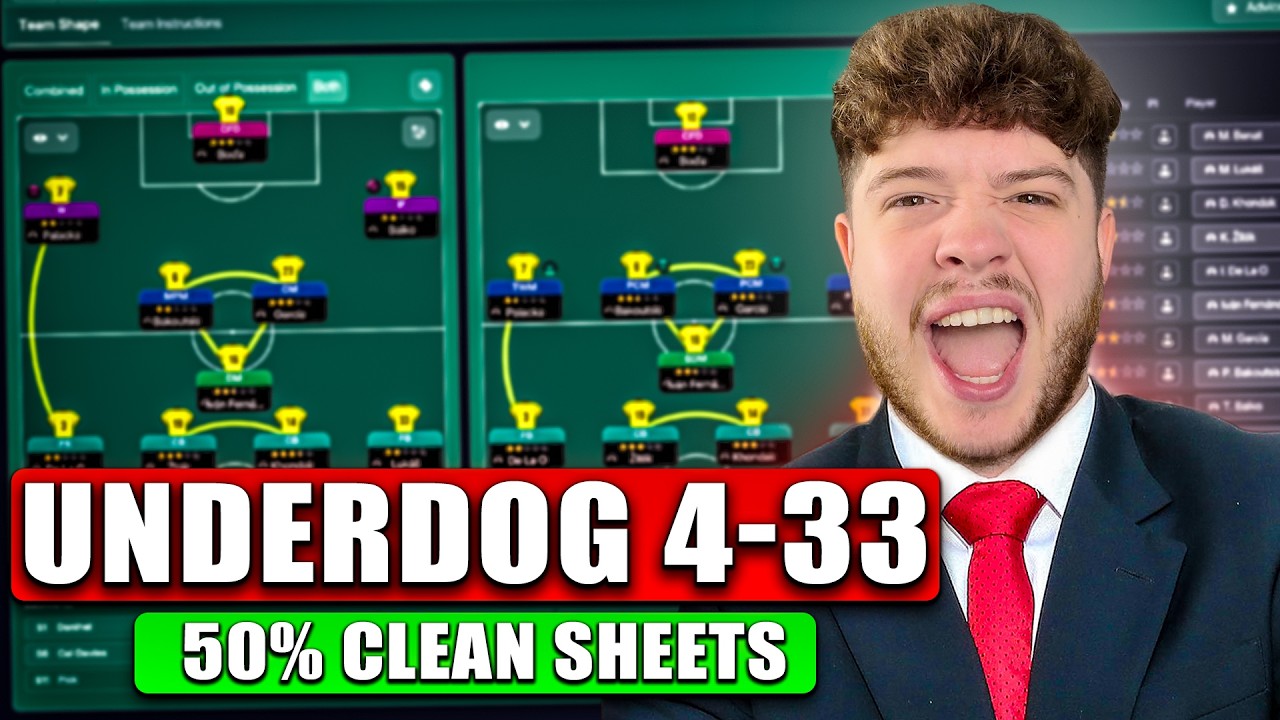 I Built a Defensive 4-3-3 FM26 Tactic PERFECT for Underdogs