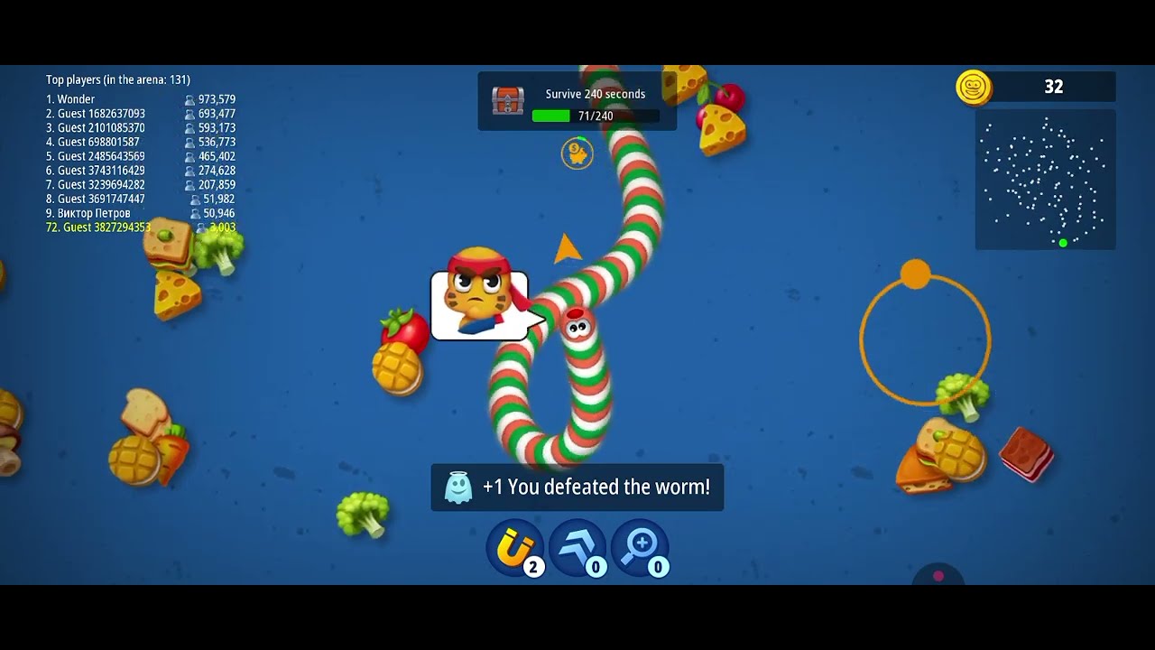 Worms zone game episode 1