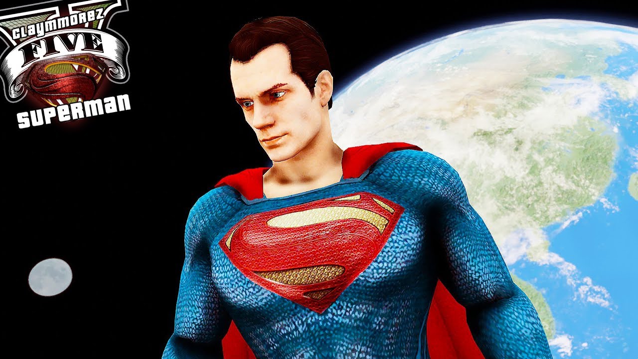 Space Mod with Superman! Space Travel (GTA 5 Space Mod Gameplay)