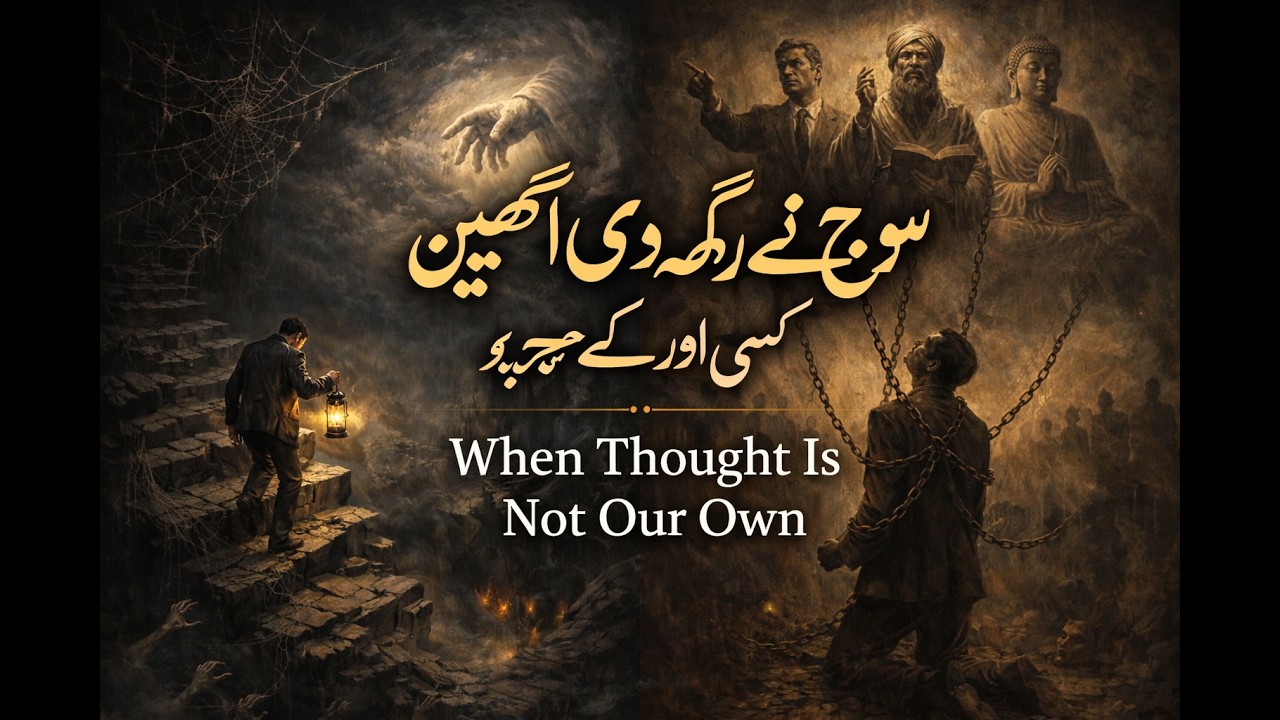 Soch Ne Rakh Di Aankhe  | An Urdu Ghazal on Lost Conscience and Blind Following