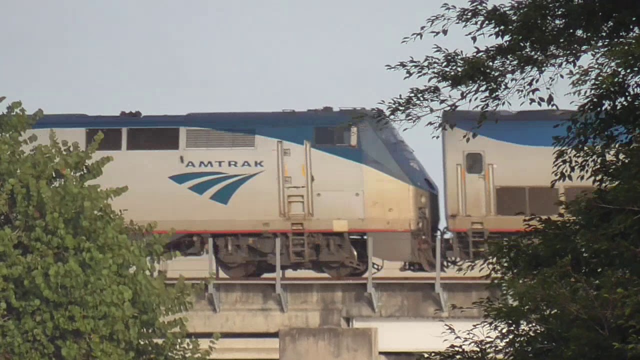 K5L Hybrid On Amtrak 56 On Amtrak 91 Silver Star By Boynton Canal 2-15-21