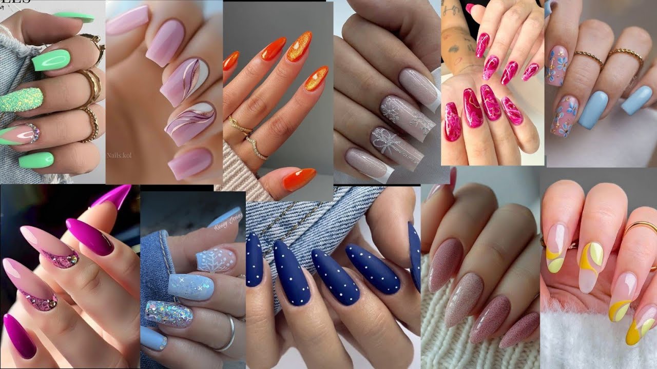 💯NEW! 😱👌EASY ND BEAUTIFUL ACRYLIC NAIL ART DESIGNS FOR CUTE LADIES| Simple Nails Ideas 4 Shortnails