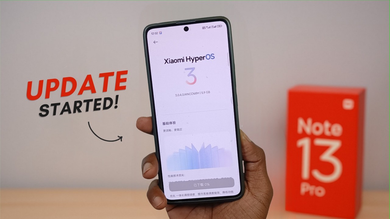 HyperOS 3.0 Update Finally Started for Redmi Note 13 Pro 5G! (But There's a Catch)