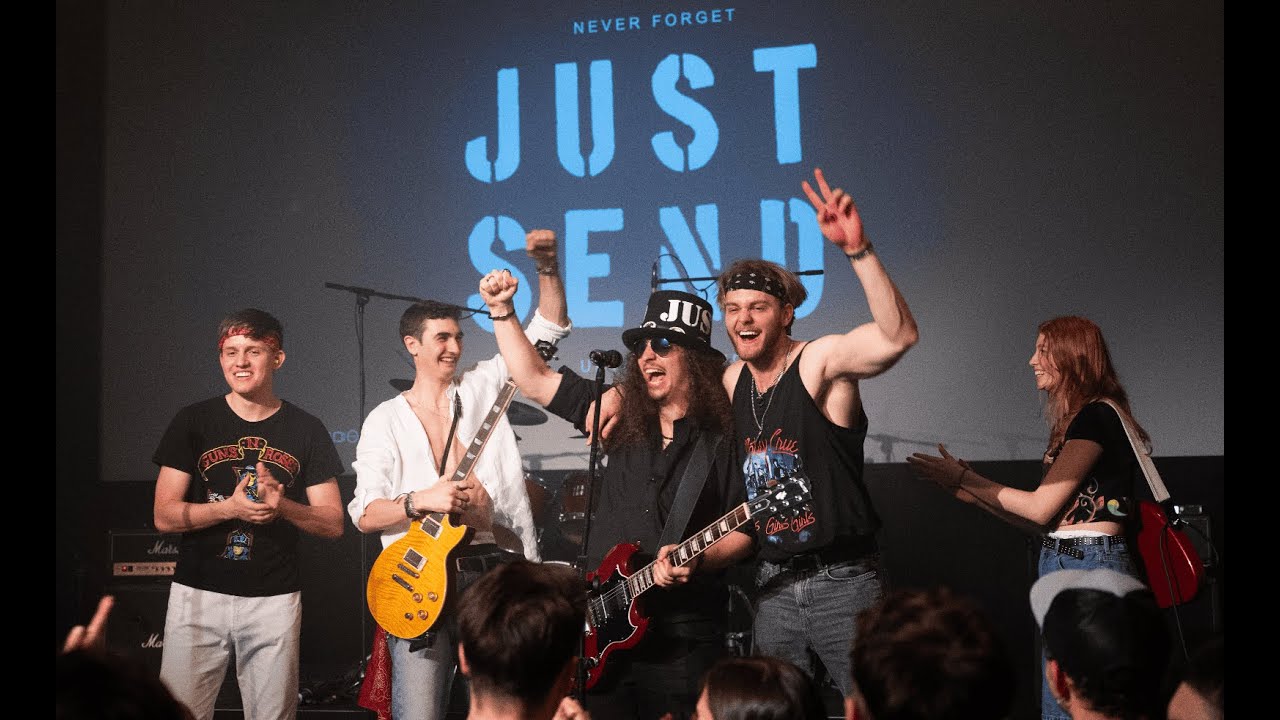JUST SEND - Sweet Child O' Mine (Guns n' Roses cover) live
