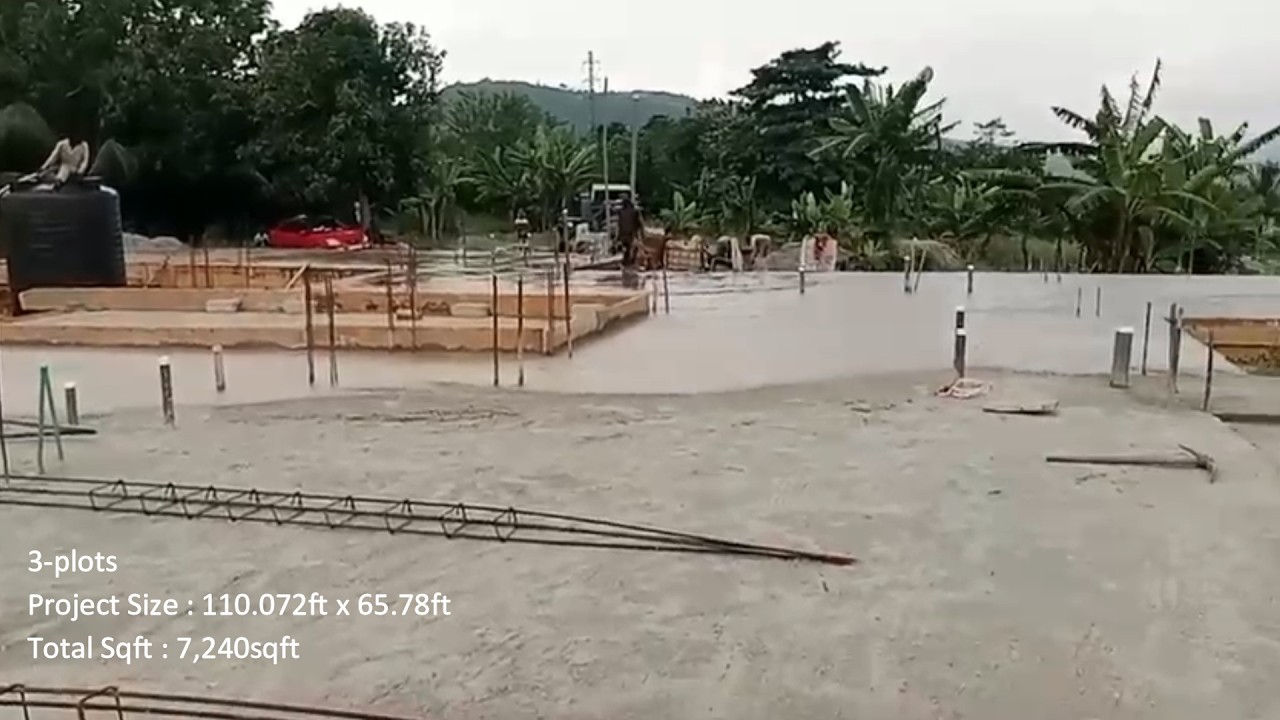 Building in Ghana Oversite Casting & Superstructure setting | Ep-12 | project Hope #brightandclara