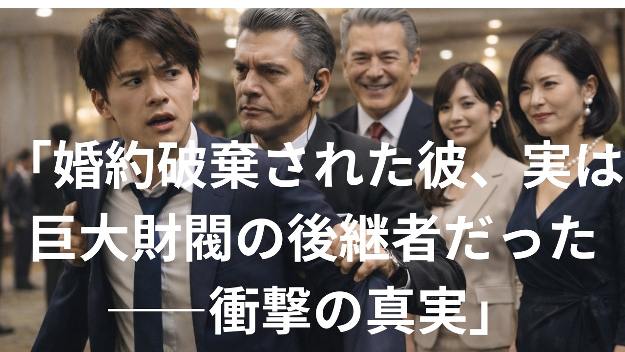 「婚約破棄された彼、実は巨大財閥の後継者だった――衝撃の真実」#ラブドラマ #逆転劇 #隠された後継者