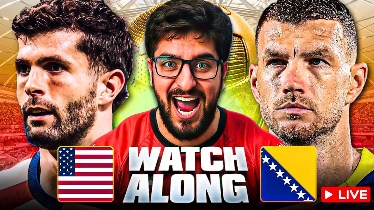 USA VS BOSNIA LIVE STREAM WATCHALONG! FIFA WORLD CUP 2026 LIVE STREAM WATCHALONG!