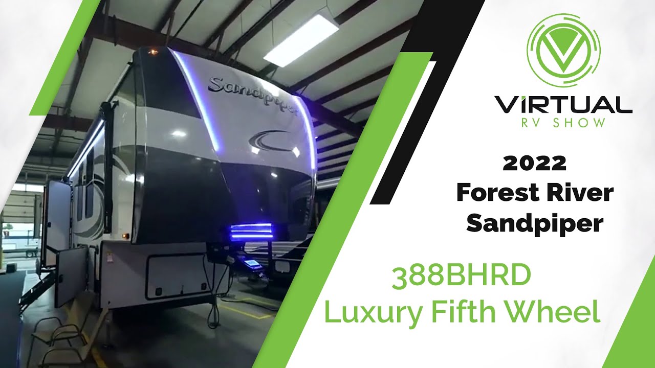 2022 Sandpiper 388BHRD Luxury Fifth Wheel Walk-Through
