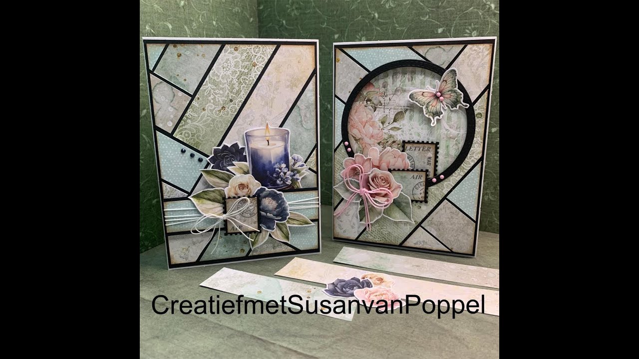 Kaarten maken met restjes design papier