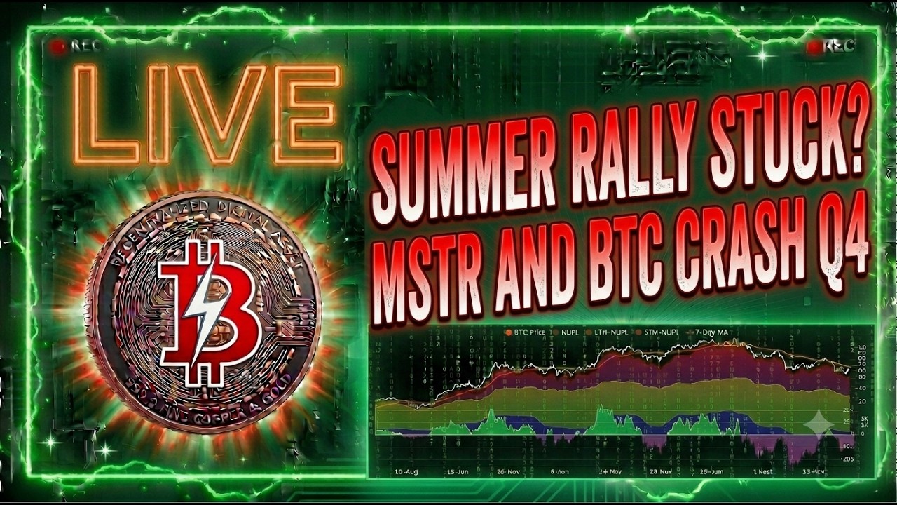 DATA Says Final Bitcoin Rally is NOW!? Preparing For End of Bear Market! Bitcoin MSTR Dogecoin LIVE